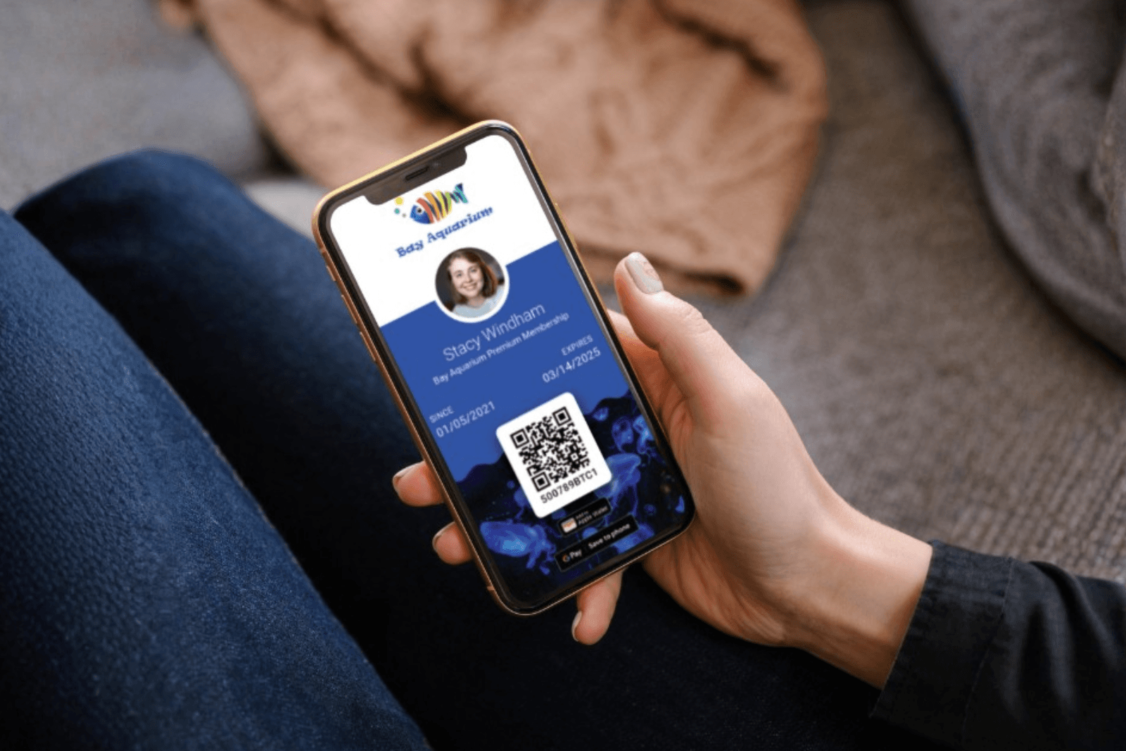 Digital Membership Card on mobile phone